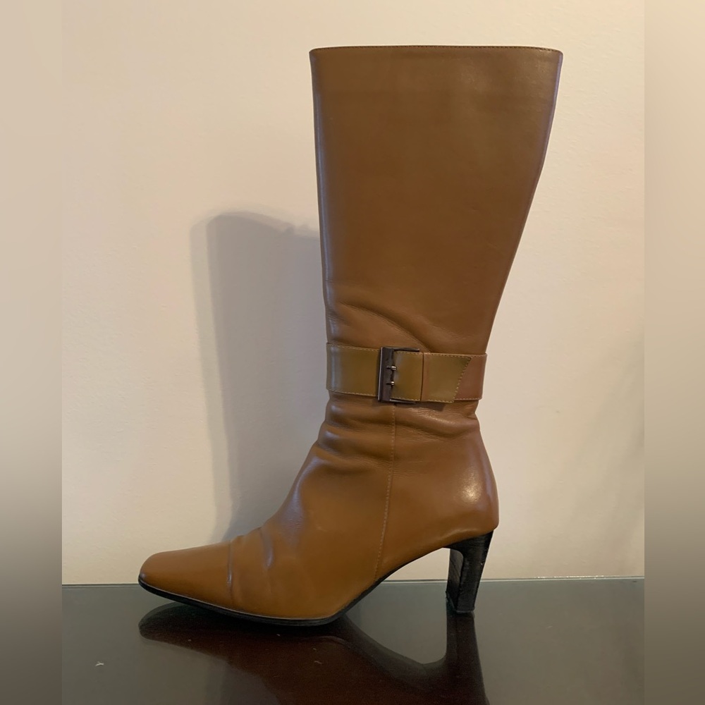 Fashionable Upscale Leather Boots- Lined With Ful… - image 4